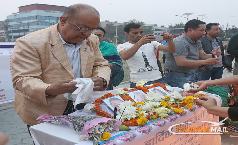 Candle Light Memorial for US Bangla Airlines Victims