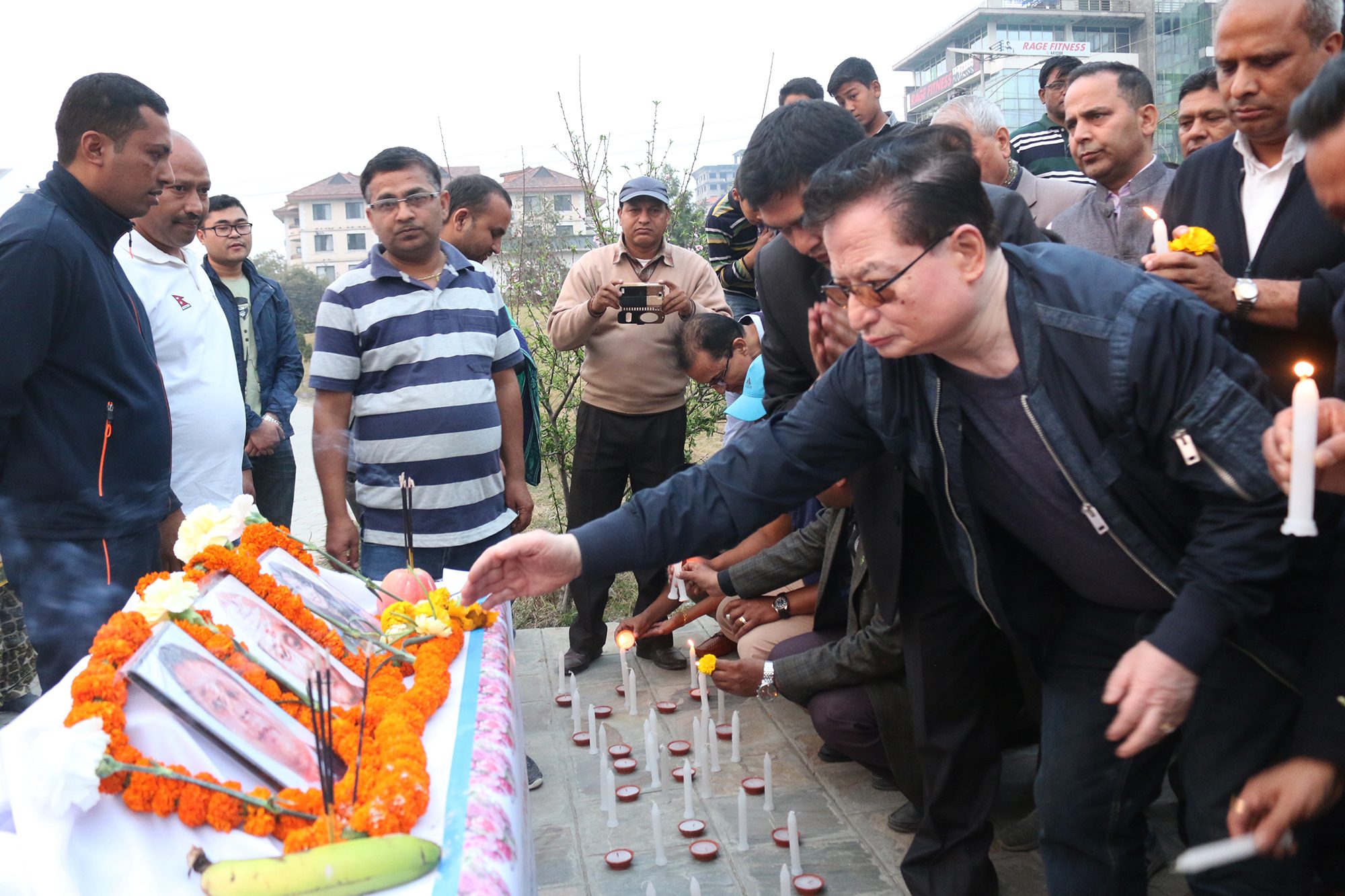 Candle Light Memorial for US Bangla Airlines Victims