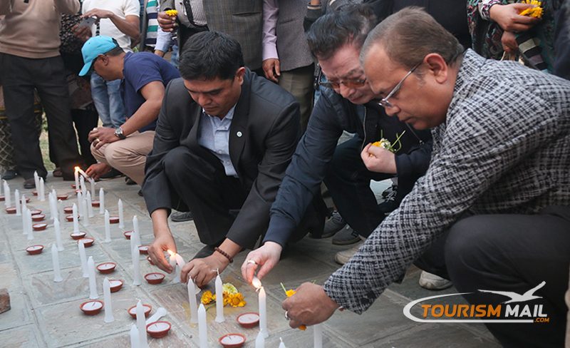 Candle Light Memorial for US Bangla Airlines Victims
