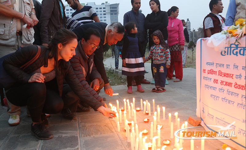 Candle Light Memorial for US Bangla Airlines Victims