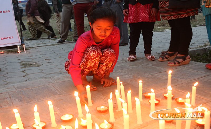 Candle Light Memorial for US Bangla Airlines Victims