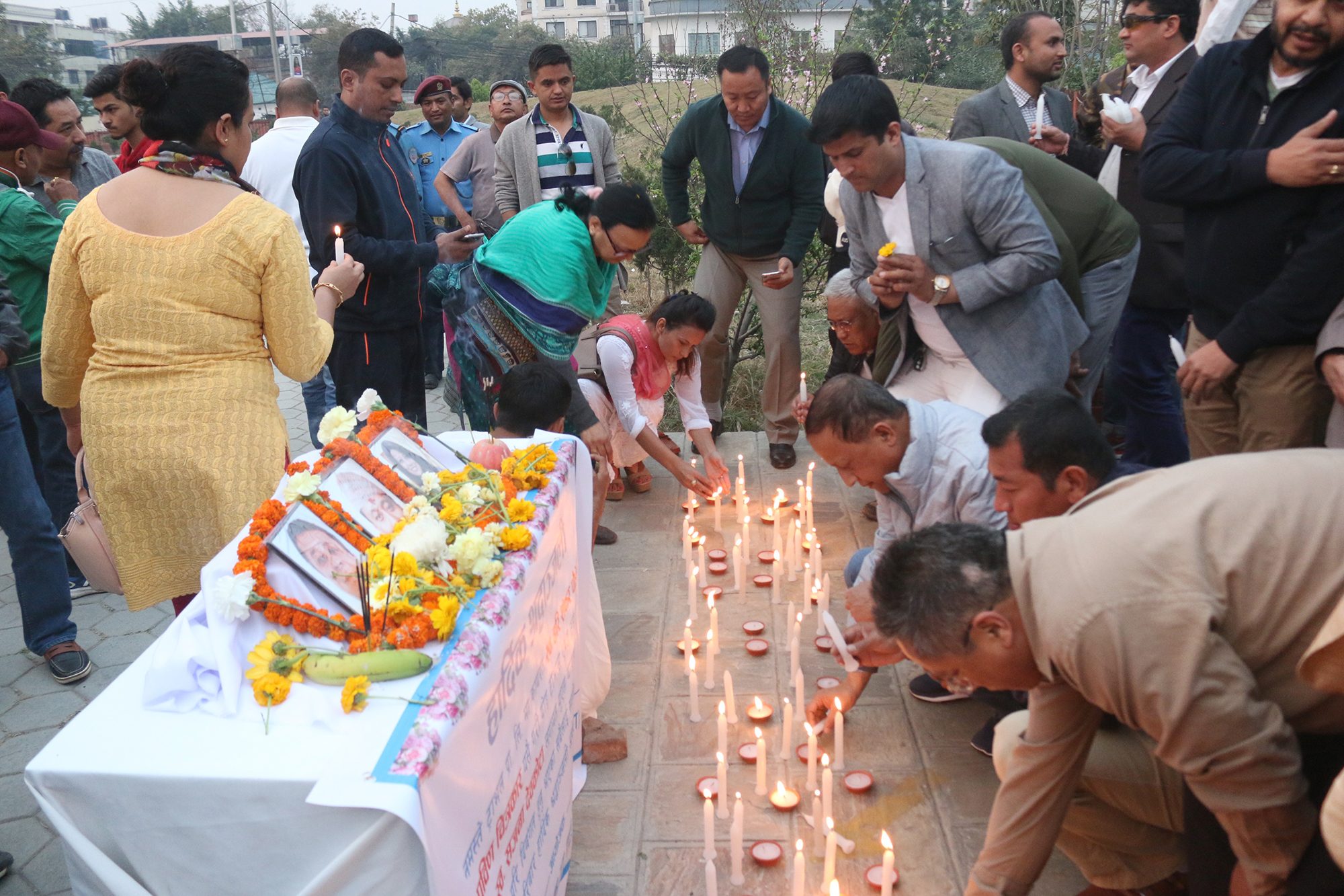 Candle Light Memorial for US Bangla Airlines Victims