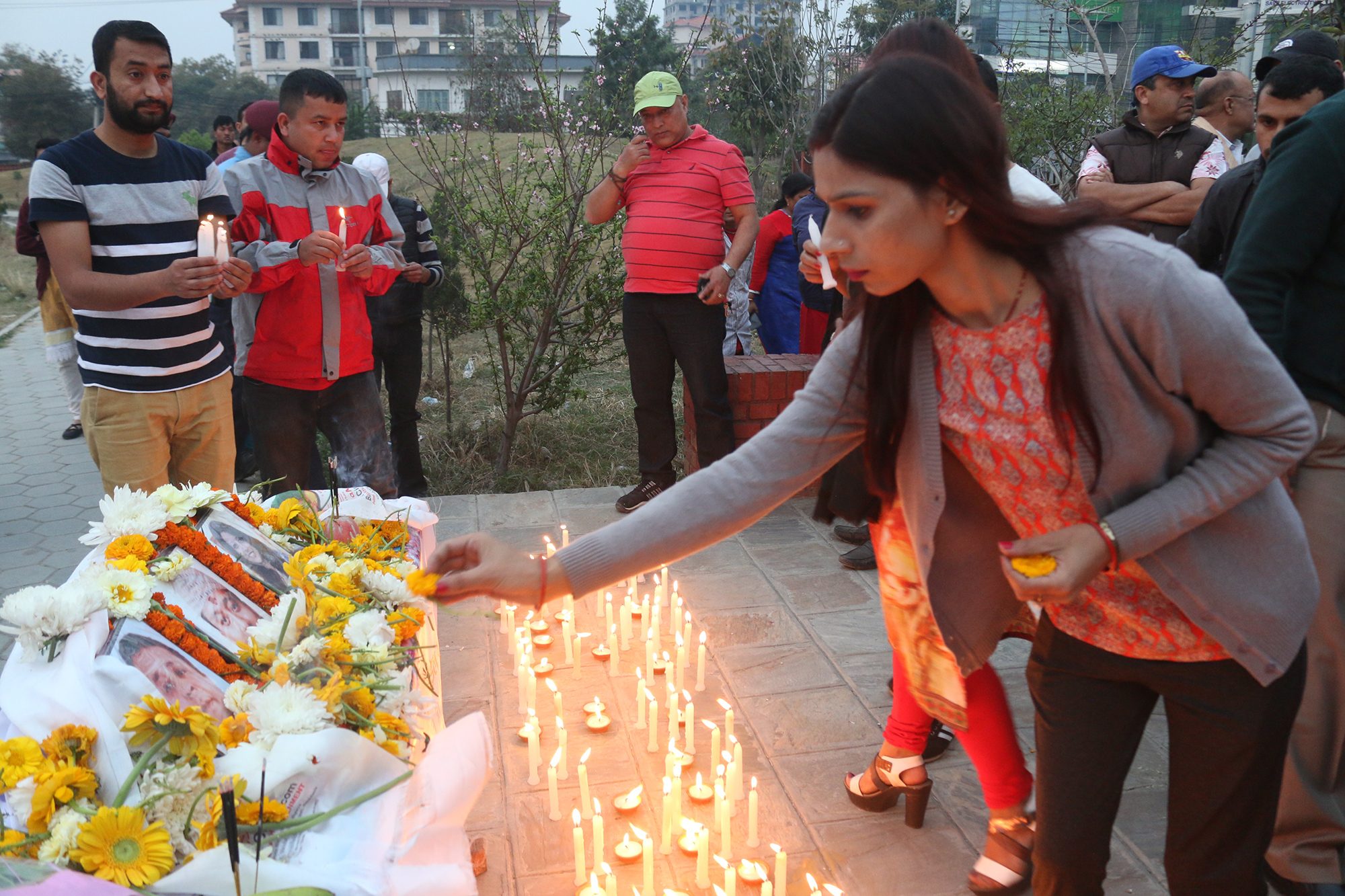 Candle Light Memorial for US Bangla Airlines Victims