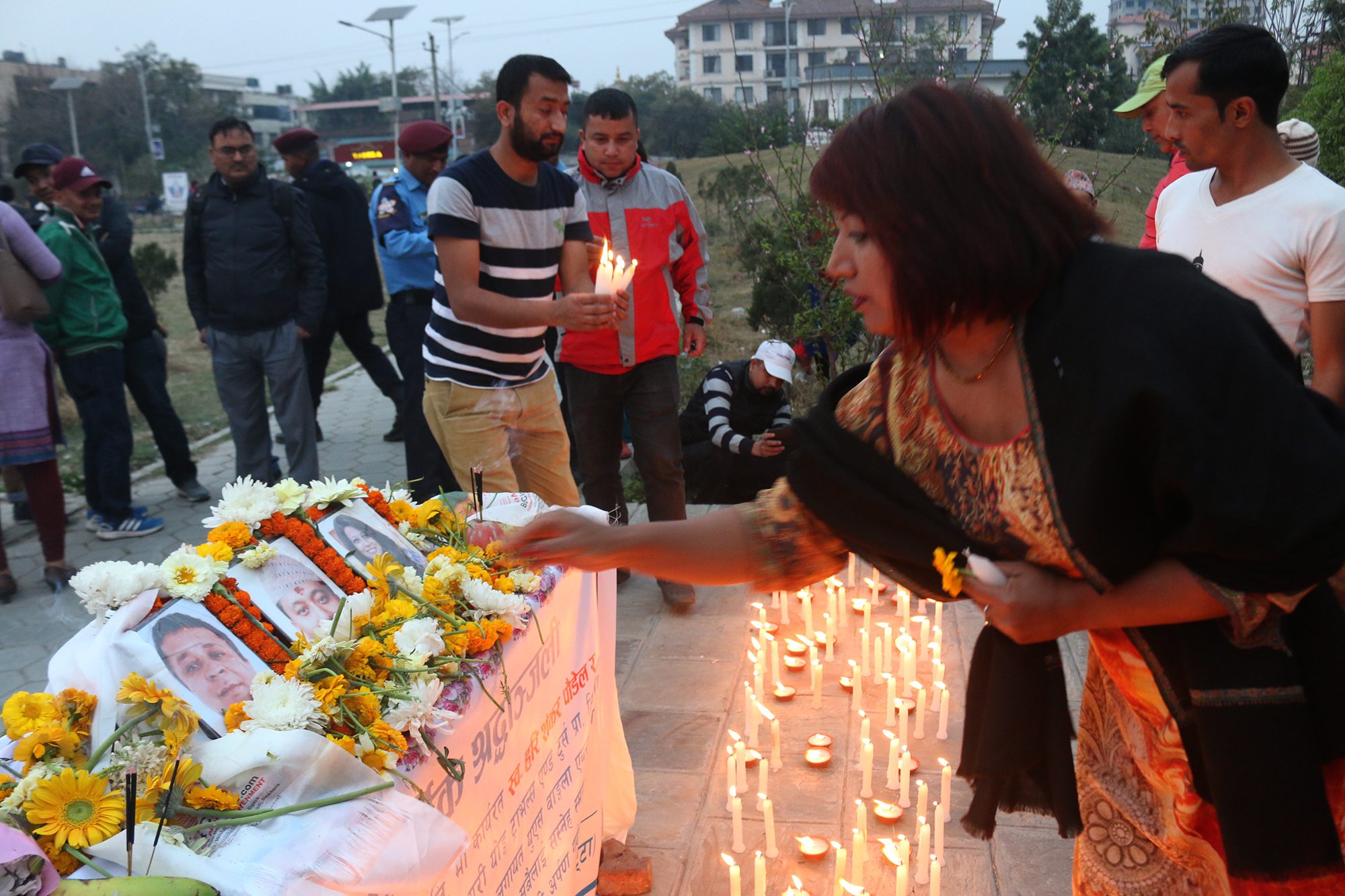 Candle Light Memorial for US Bangla Airlines Victims