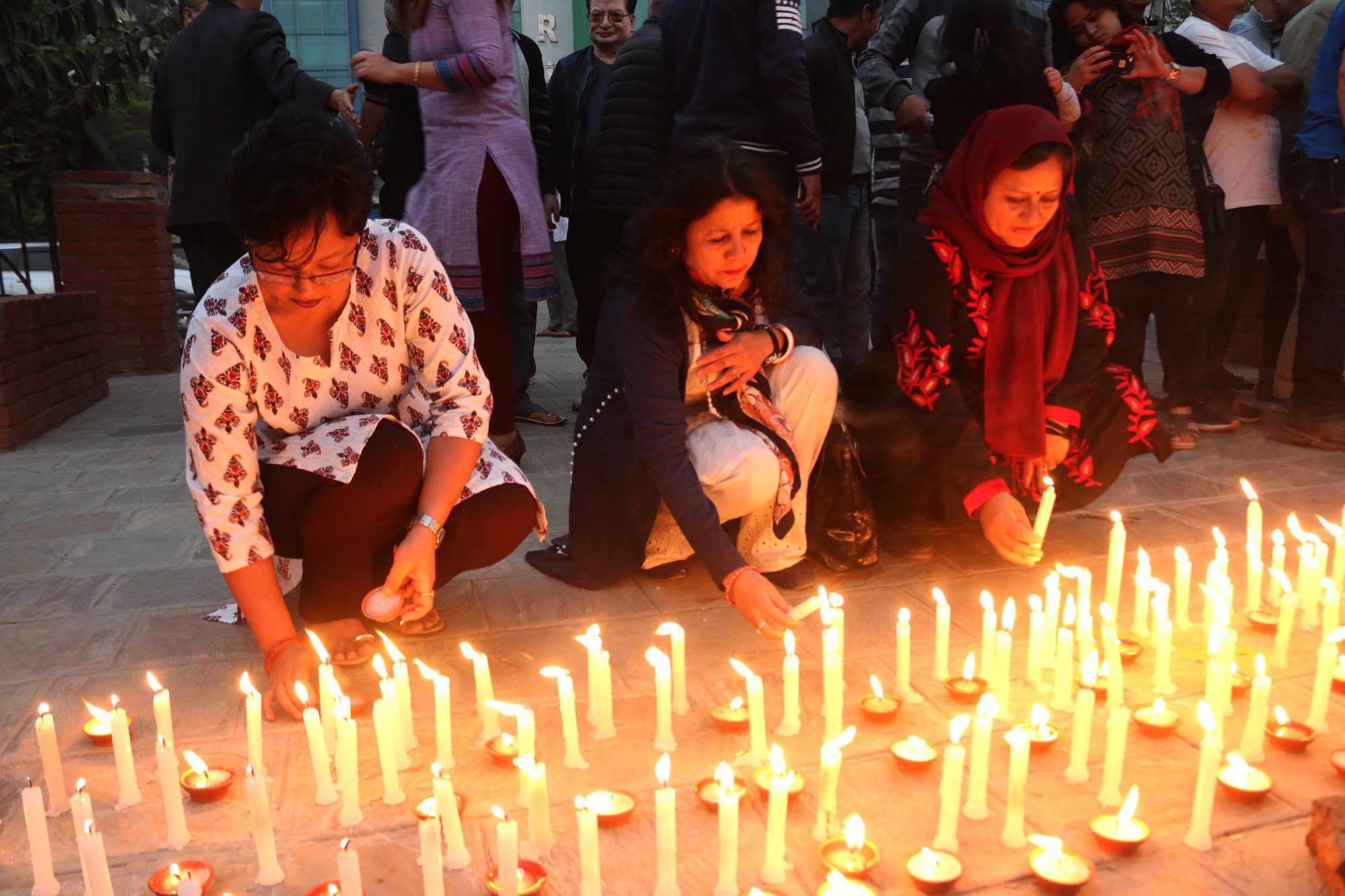 Candle Light Memorial for US Bangla Airlines Victims