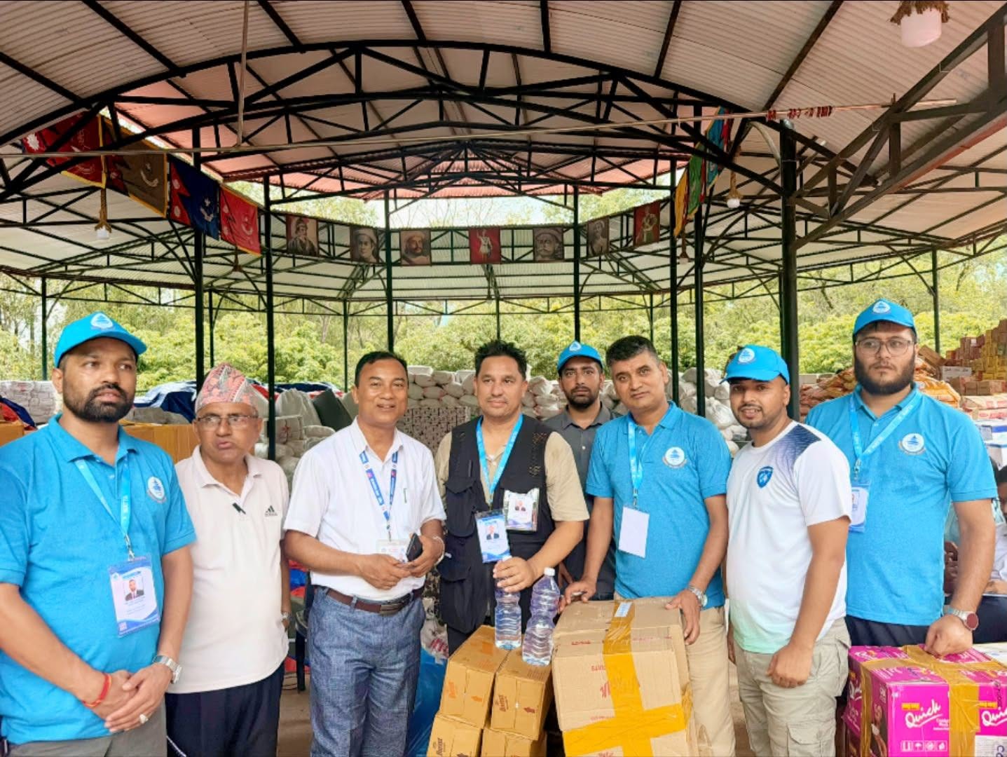 NATTA HANDS OVER RELIEF SUPPLIES TO NEPAL ARMY
