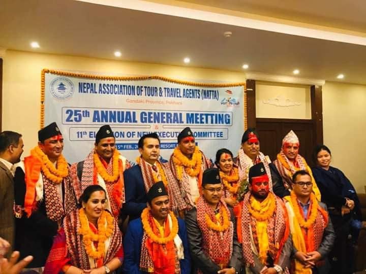 25th AGM & Election of NATTA Pokhara held