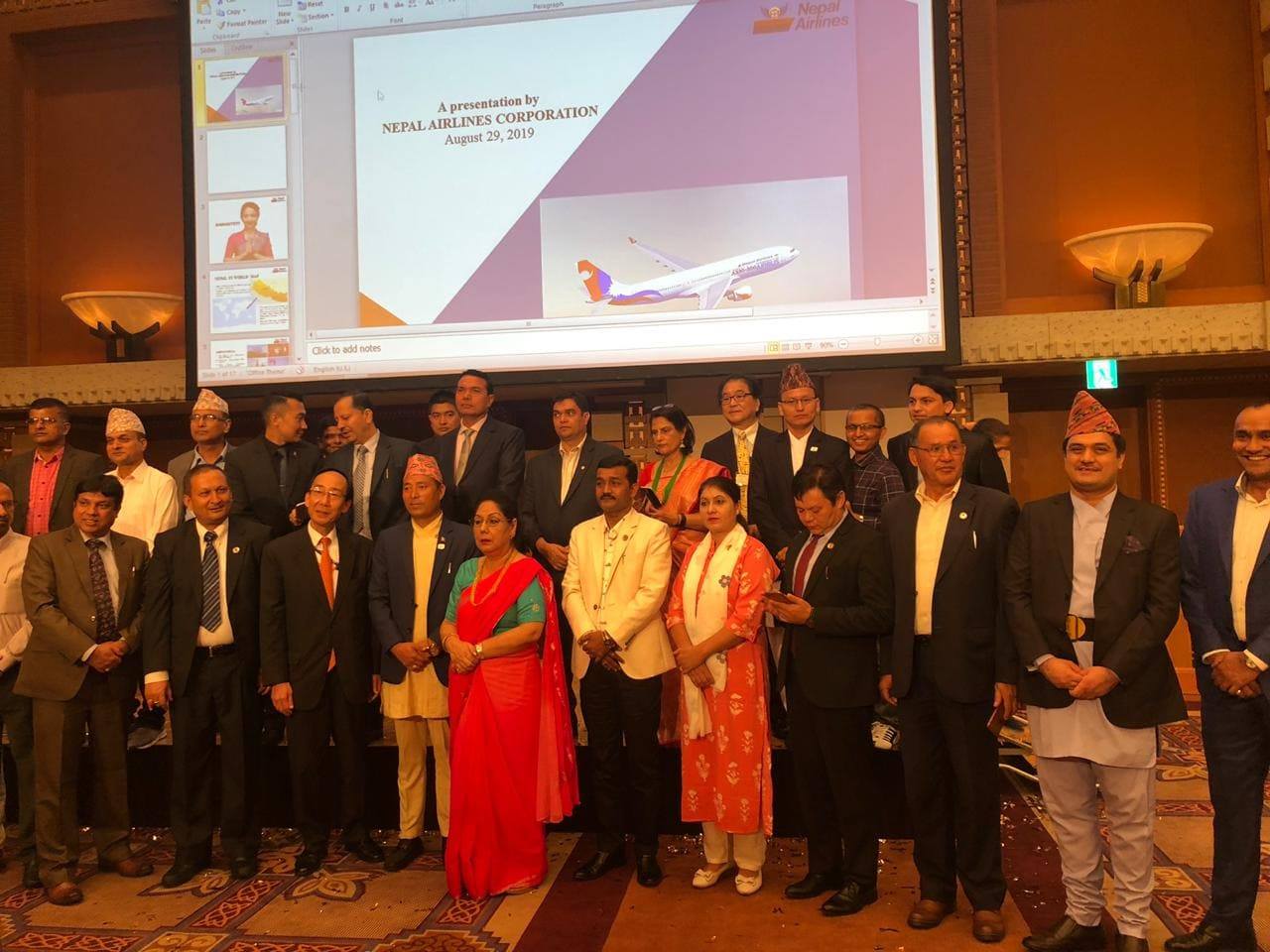 Nepal Airlines takes off flight to Osaka