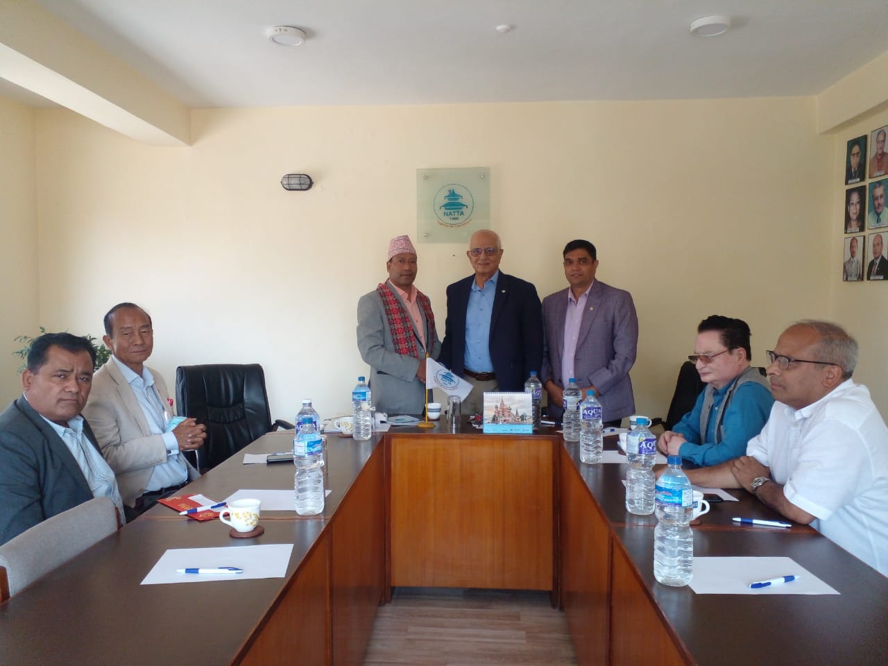 FIRST MEETING WITH PAST PRESIDENTS AFTER NEW COMMITTEE JOINS