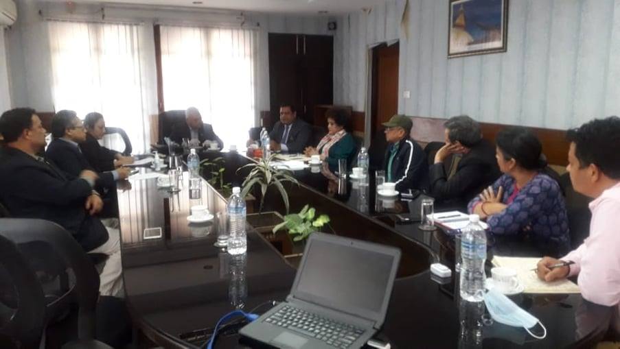 MEETING WITH AMBASSADOR OF NEPAL TO CHINA