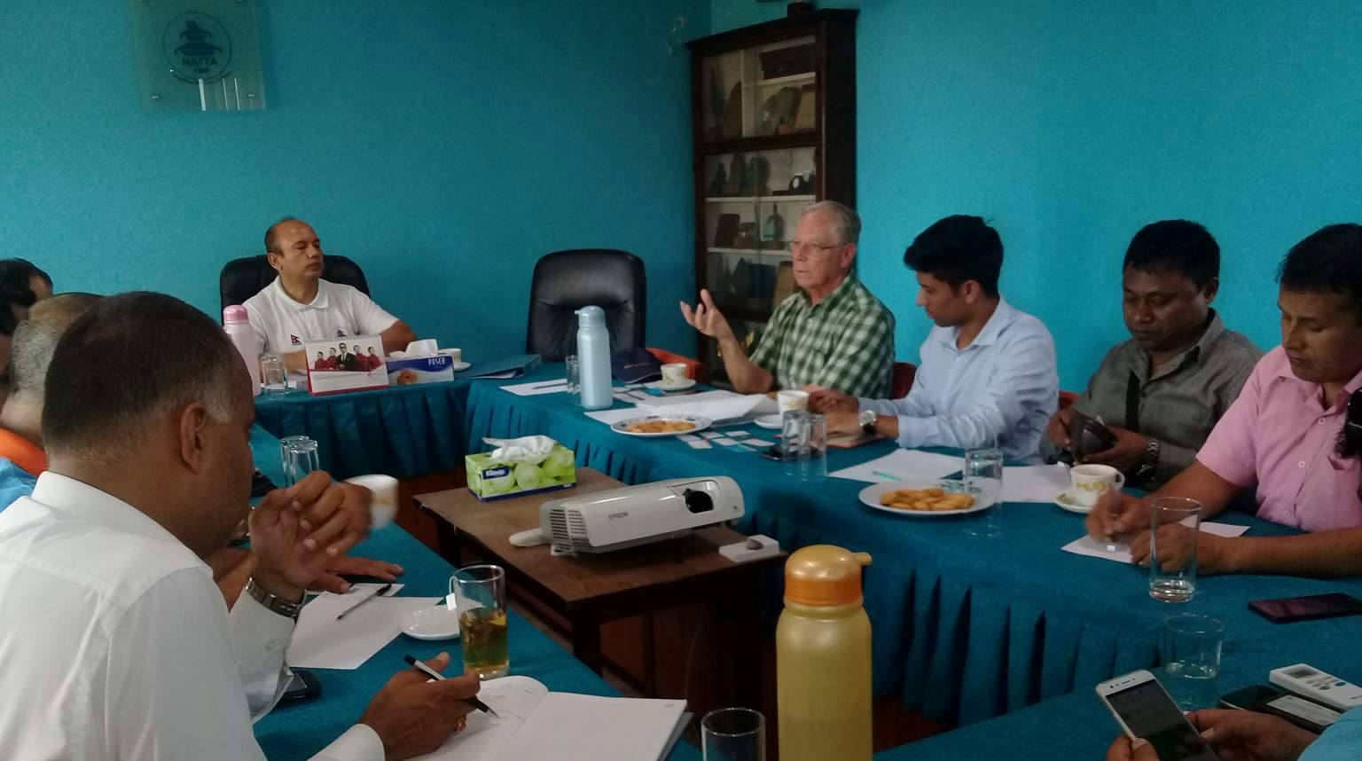 NATTA Office Bearers meet UNDP Official