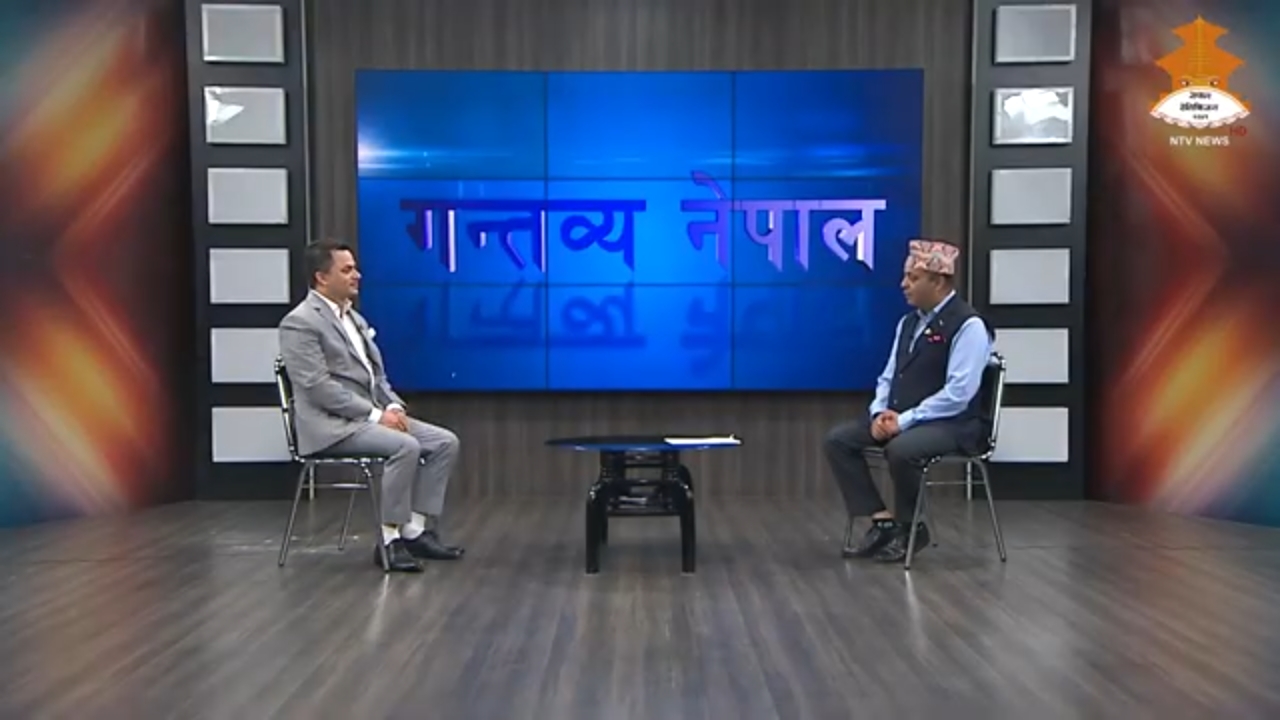 NATTA PRESIDENT Mr. KUMAR MANI THAPALIYA featured in an interview at Gantabya Nepal